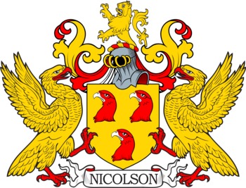 NICOLSON family crest