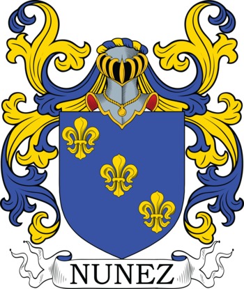 NUNEZ family crest NUNEZ family crest