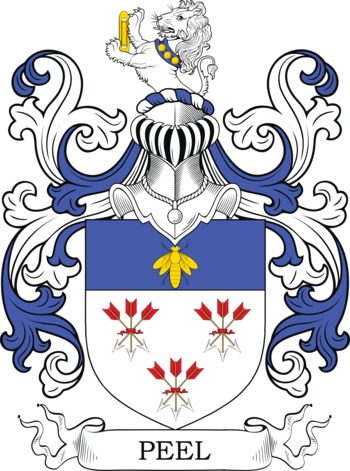 Peel family crest