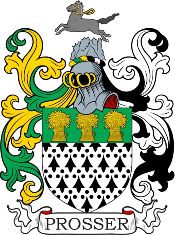 PROSSER family crest PROSSER family crest
