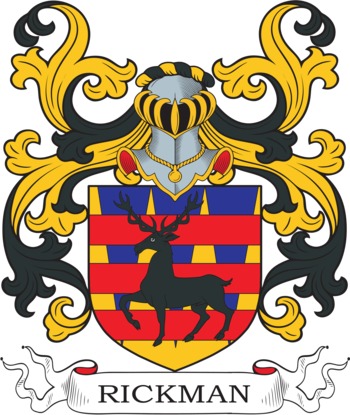 RICKMAN family crest RICKMAN family crest