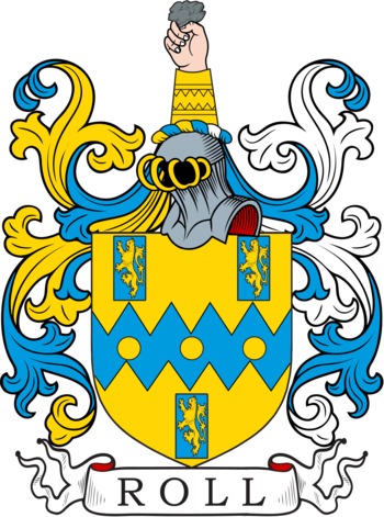 Roll family crest