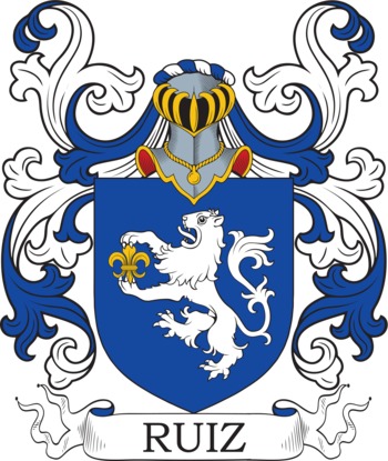 RUIZ family crest RUIZ family crest