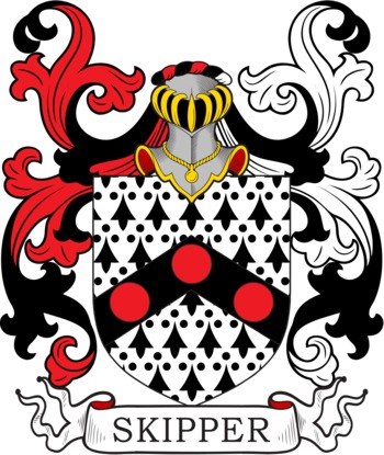 SKIPPER family crest SKIPPER family crest