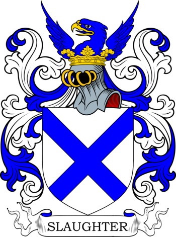 Slaughter family crest