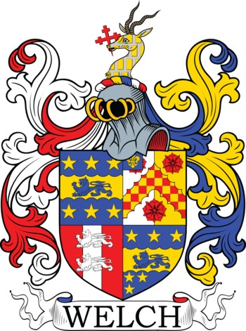 WELCH family crest WELCH family crest