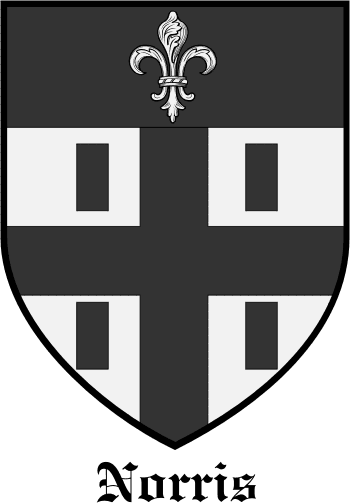 NORRIS family crest NORRIS family crest