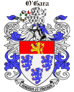 O'GARA family crest O'GARA family crest