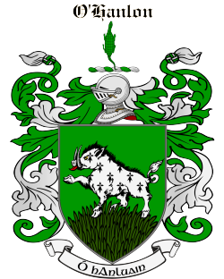 O'HANLON family crest O'HANLON family crest