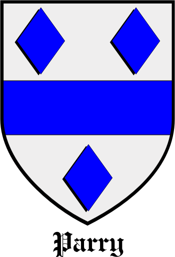 Parry family crest Parry family crest
