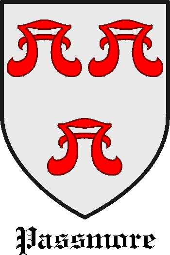 PASSMORE family crest PASSMORE family crest