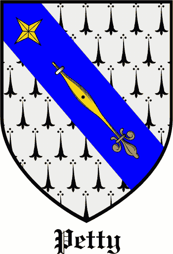 PETTY family crest PETTY family crest