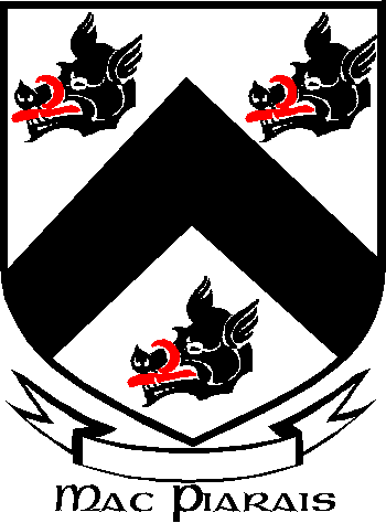 PIERCE family crest PIERCE family crest