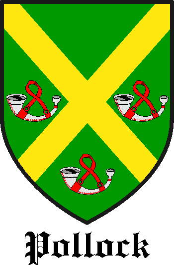 POLLOCK family crest POLLOCK family crest