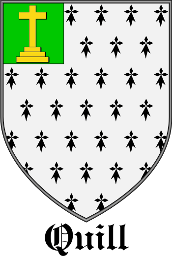 Quill family crest