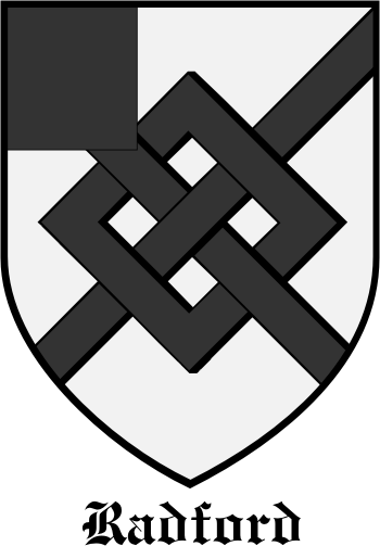 RADFORD family crest RADFORD family crest