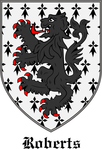 Roberts family crest Roberts family crest
