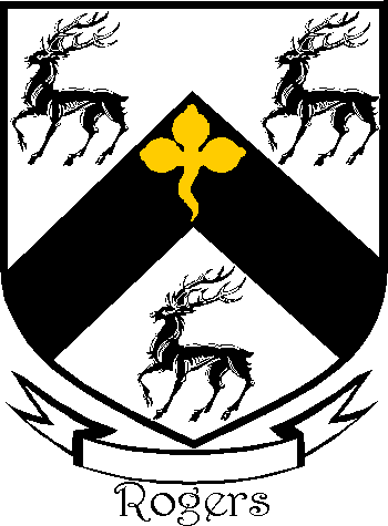 ROGERS family crest ROGERS family crest