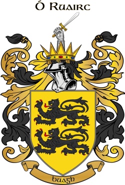 ROURKE family crest