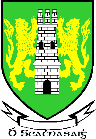 O'SHAUGHNESSY family crest O'SHAUGHNESSY family crest
