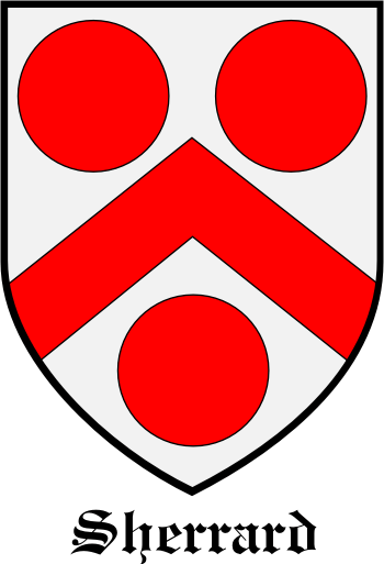 SHERRARD family crest SHERRARD family crest
