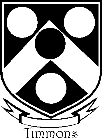 Timmons family crest Timmons family crest