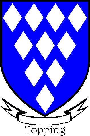 TOPPING family crest TOPPING family crest