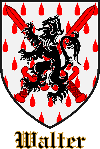 Walter family crest Walter family crest