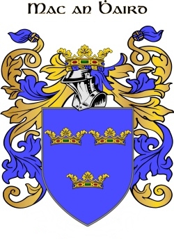 WARDE family crest WARDE family crest