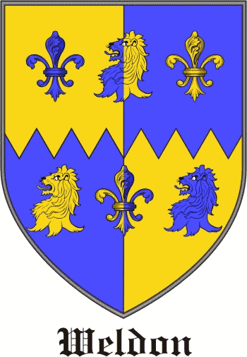 WELDON family crest WELDON family crest